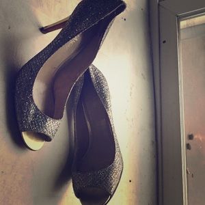 Sparkly heels (like new)